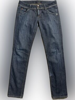 Hudson Jeans Women's Ankle Crop in Dark Indigo Wash; size 28 w 30” inseam